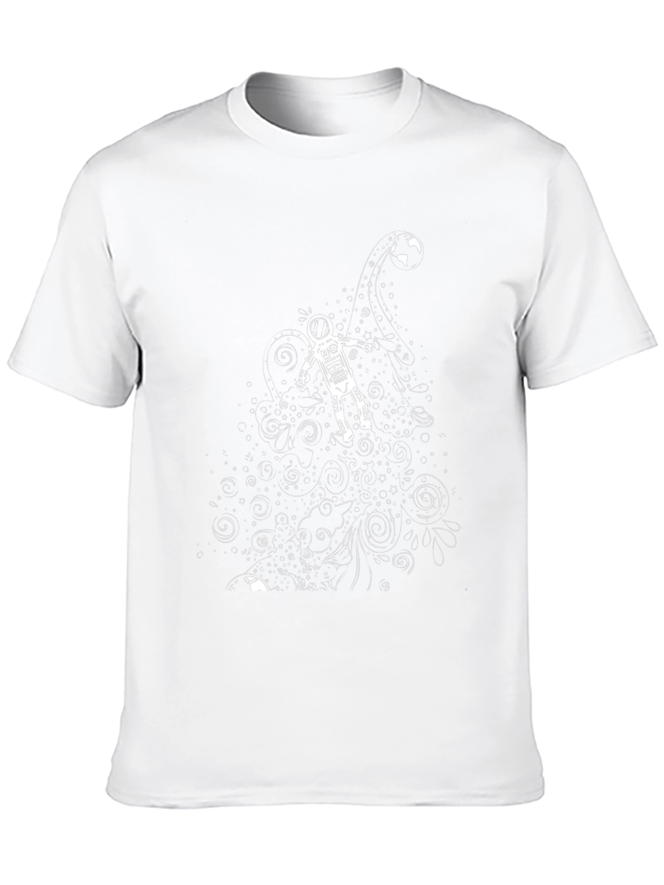 Astronaut in Space Graphic T-Shirt
