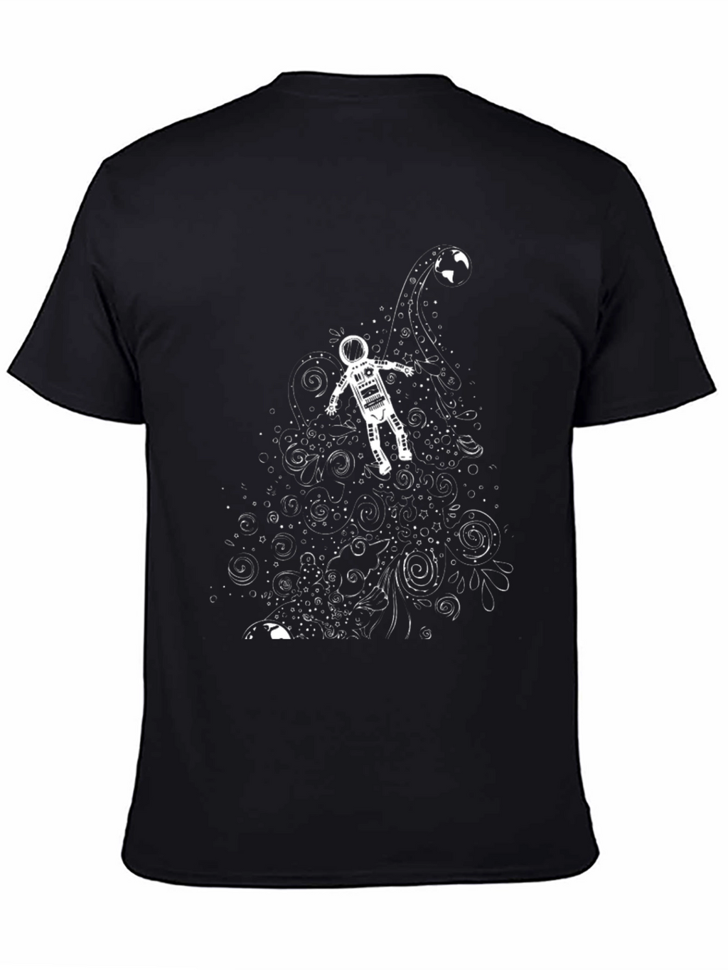 Astronaut in Space Graphic T-Shirt