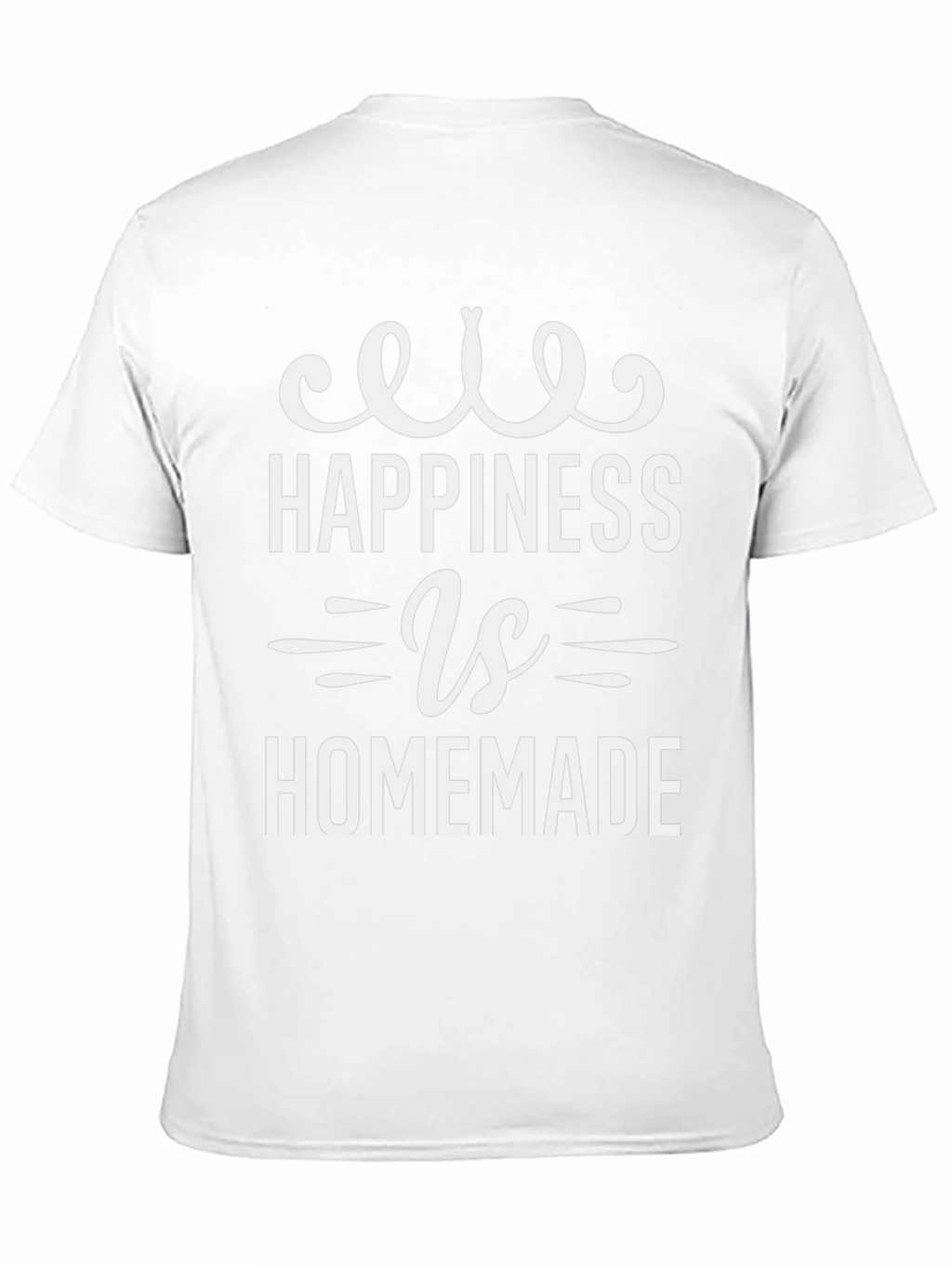 Happiness is Homemade Black T-Shirt