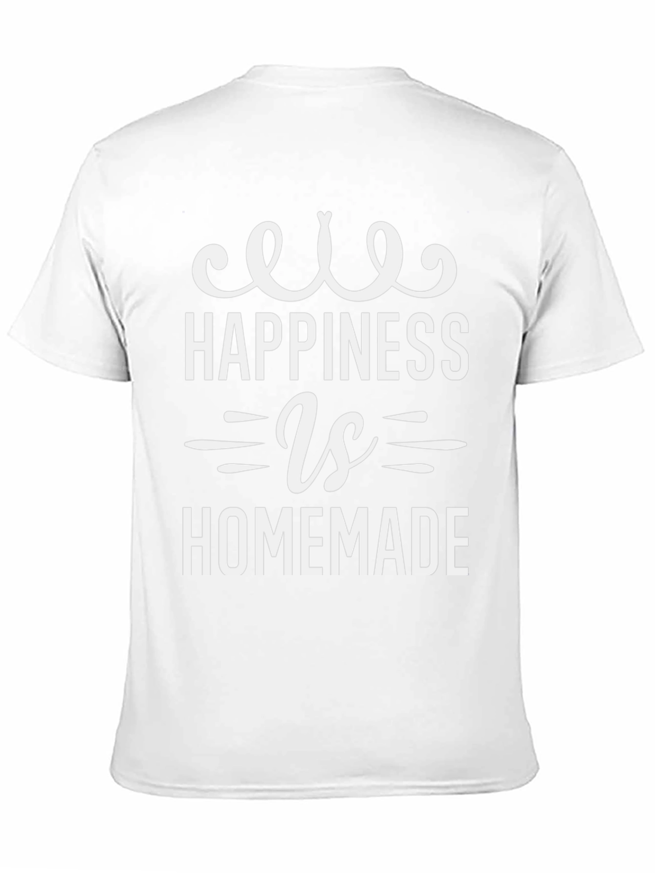 Happiness is Homemade Black T-Shirt