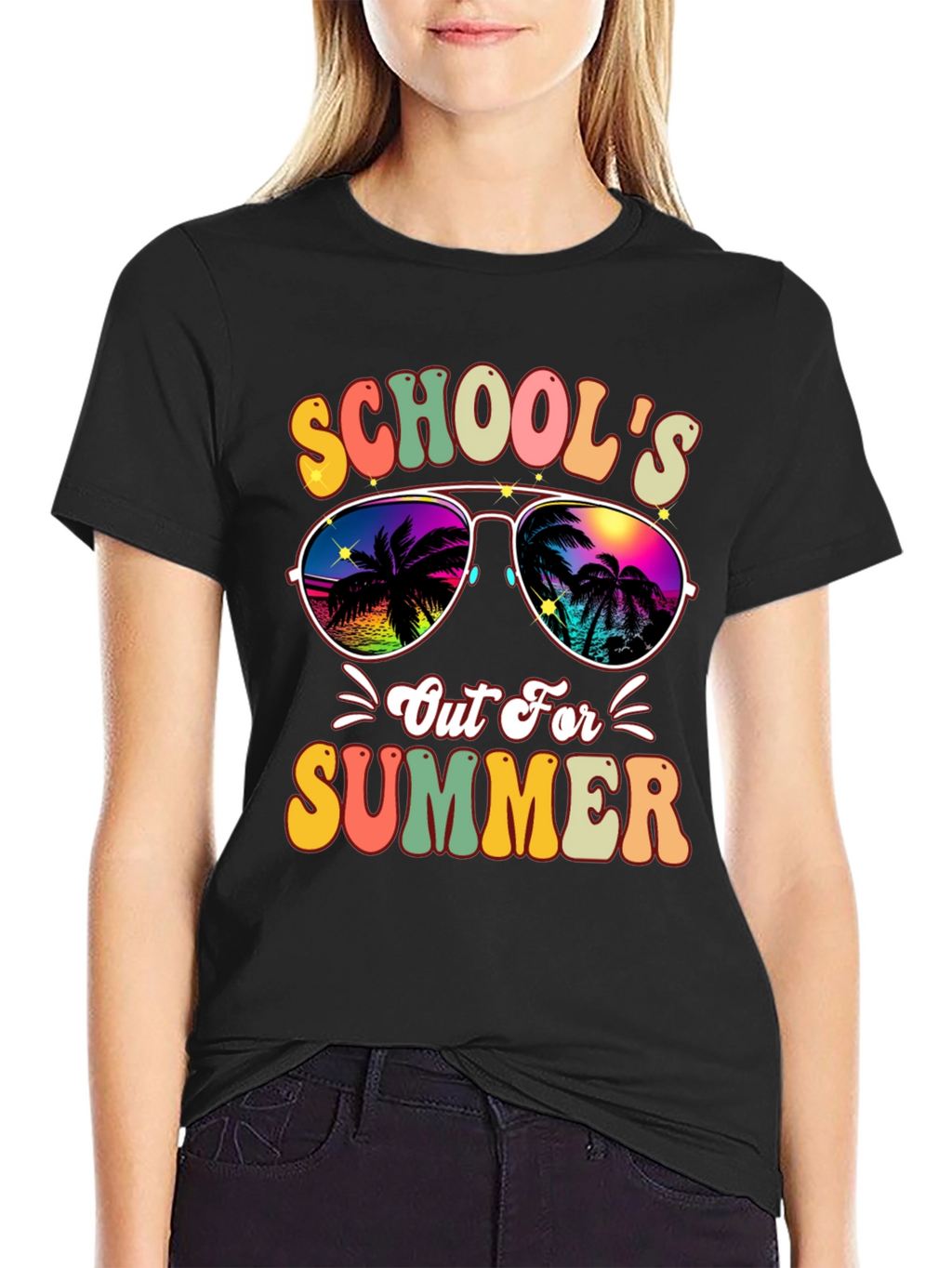 Schools Out For Summer Retro Graphic Tee