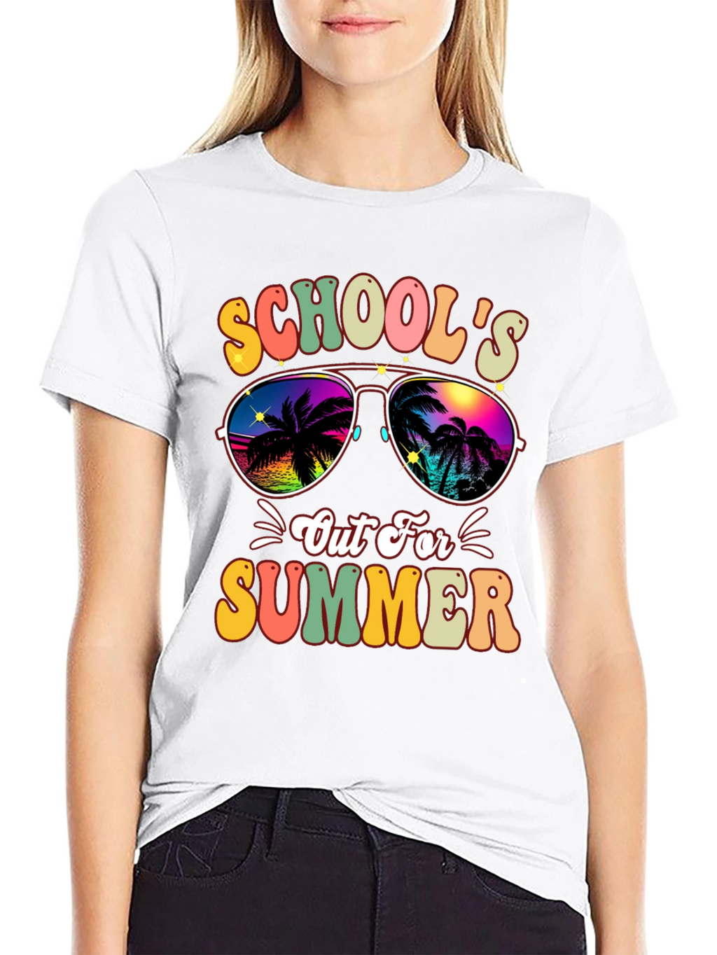 Schools Out For Summer Retro Graphic Tee
