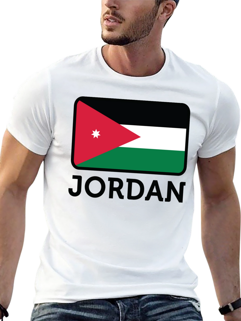 Jordan Flag T-Shirt - National Pride