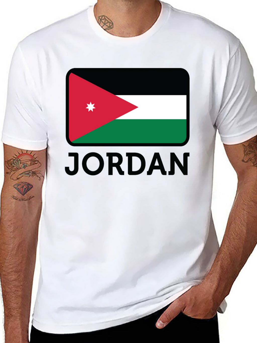 Jordan Flag T-Shirt - National Pride