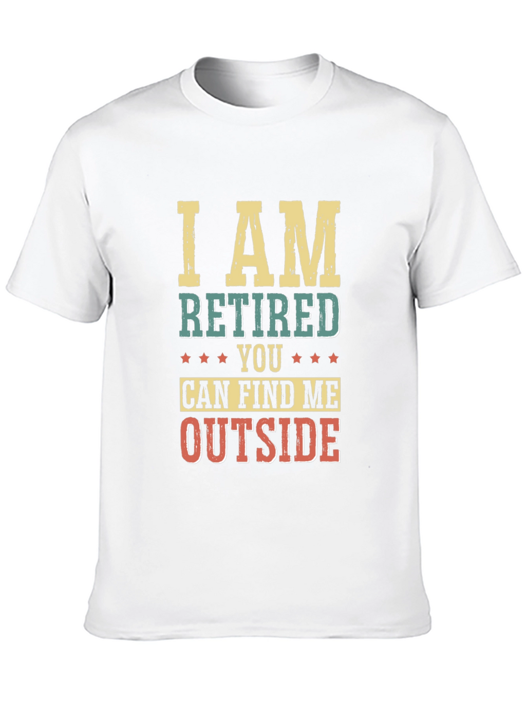 Retired Outside Black Graphic T-Shirt
