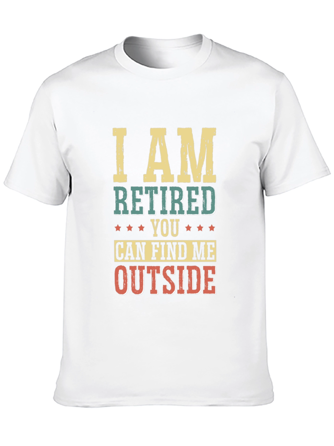 Retired Outside Black Graphic T-Shirt