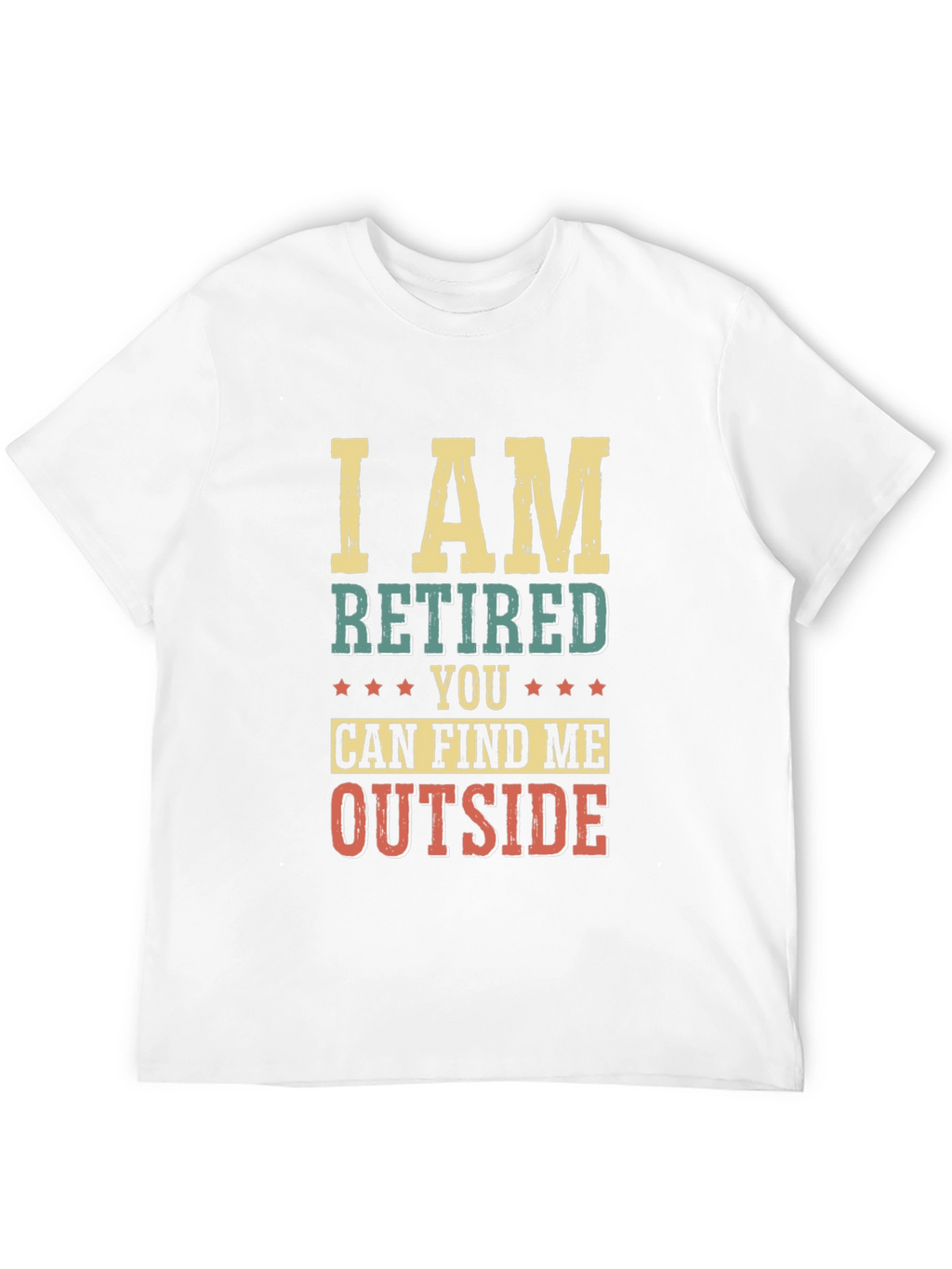 Retired Outside Black Graphic T-Shirt