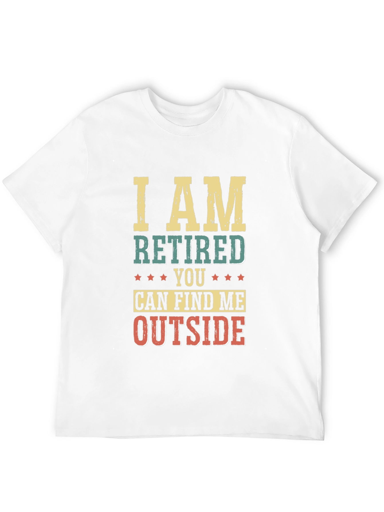 Retired Outside Black Graphic T-Shirt