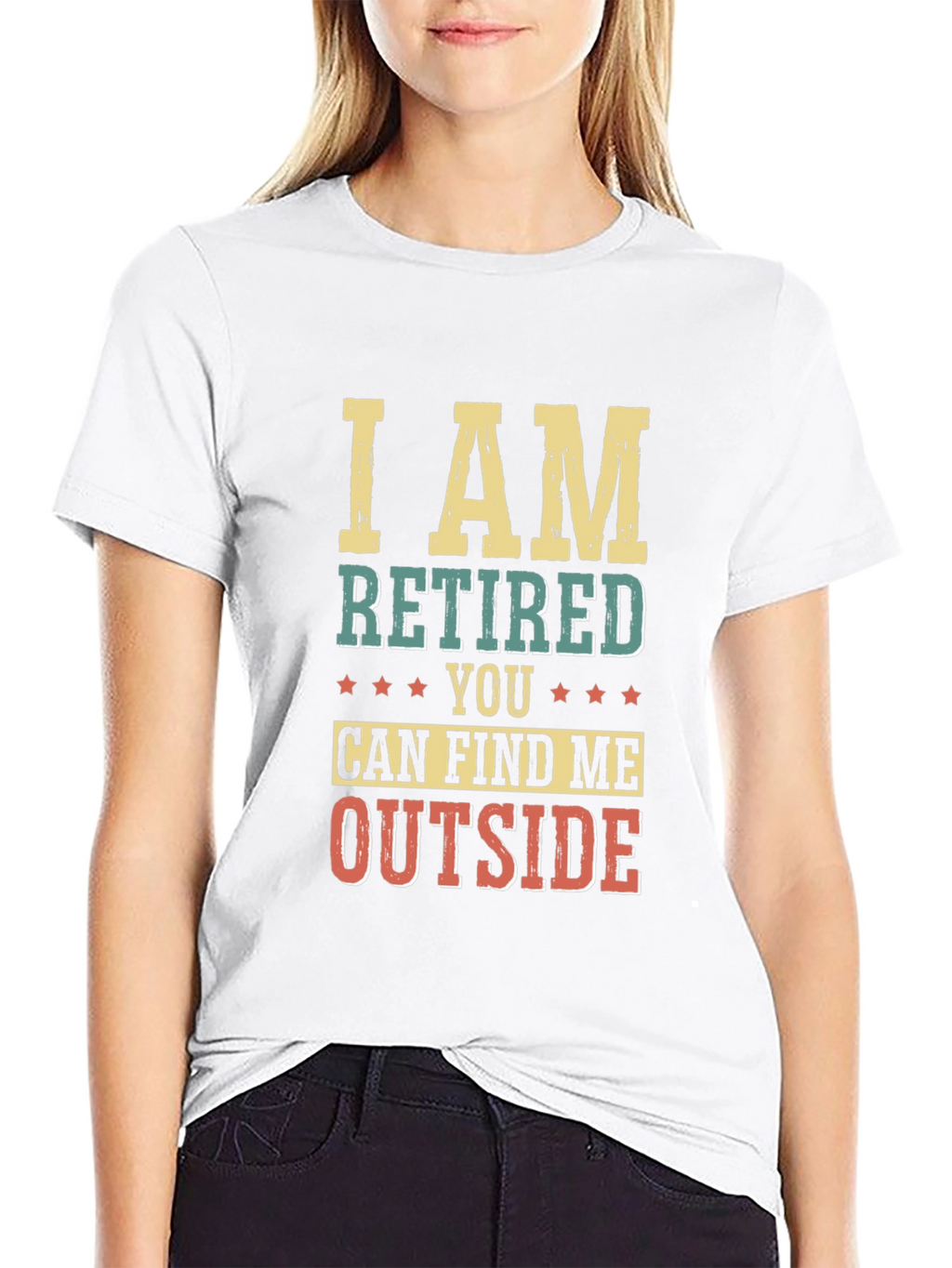 Retired Outside Black Graphic T-Shirt