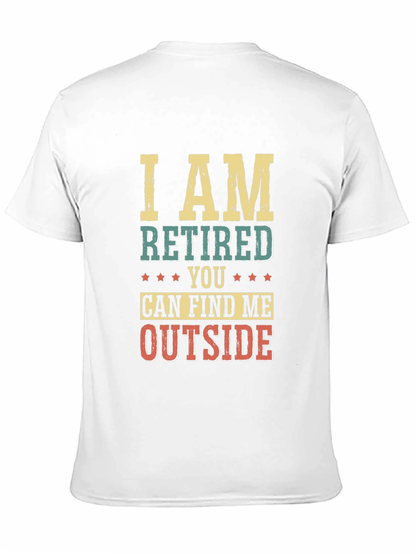 Retired Outside Black Graphic T-Shirt