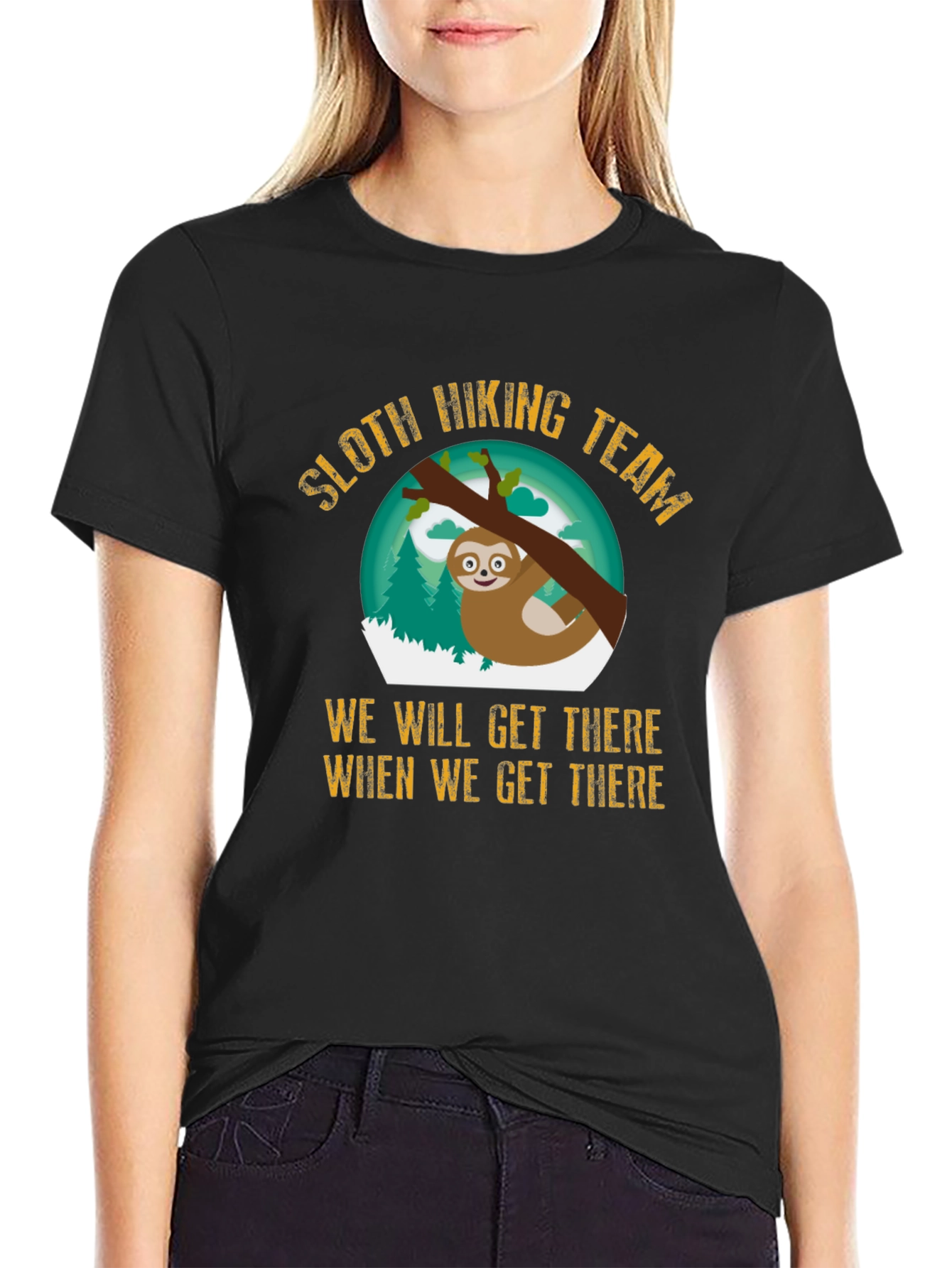 Sloth Hiking Team Tee