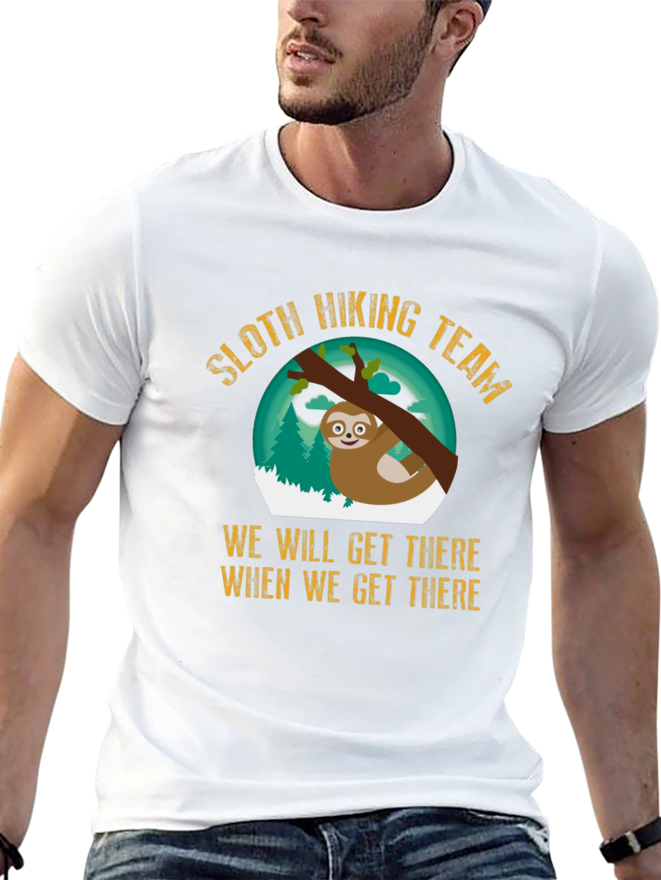 Sloth Hiking Team Tee