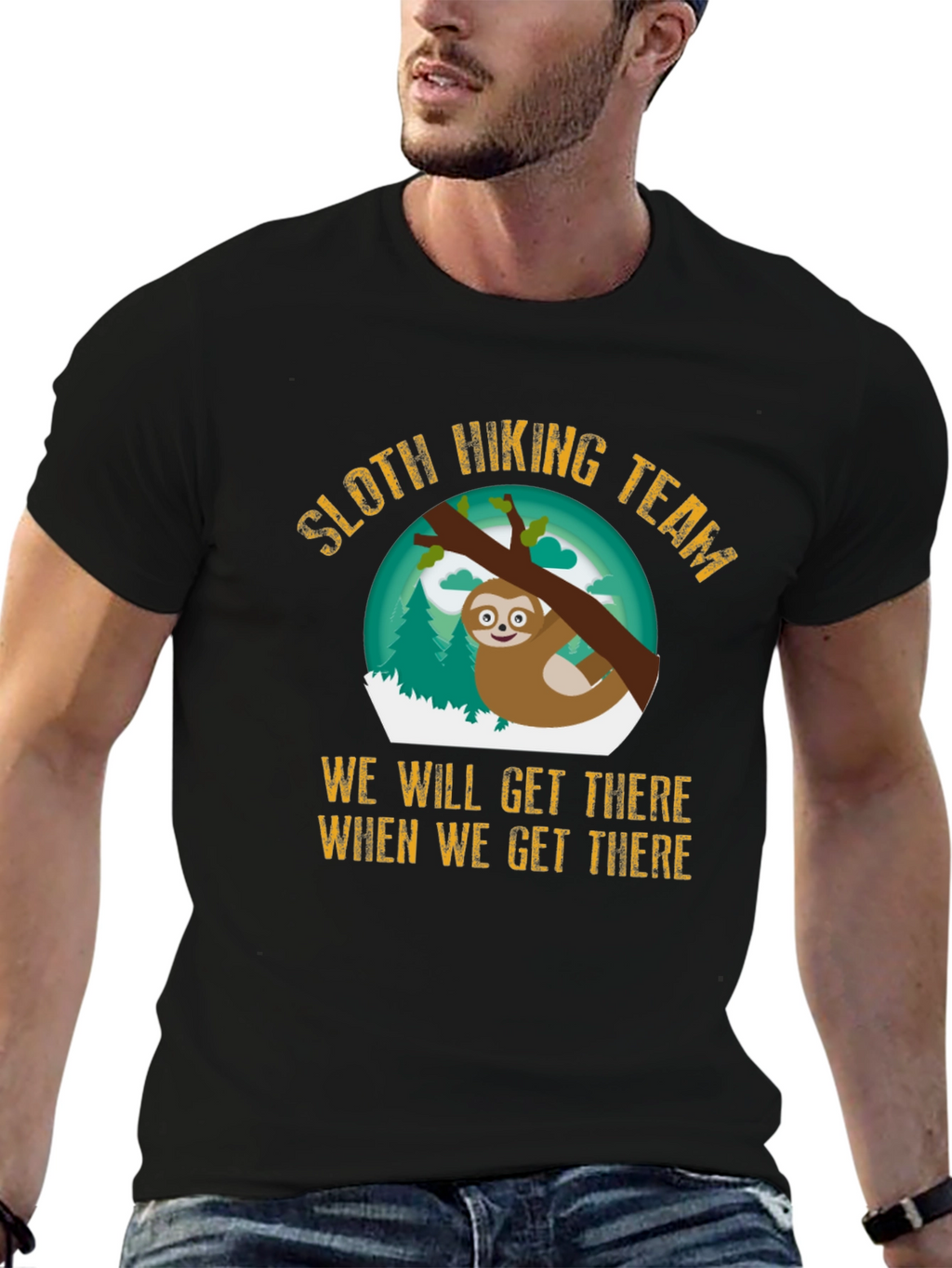 Sloth Hiking Team Tee
