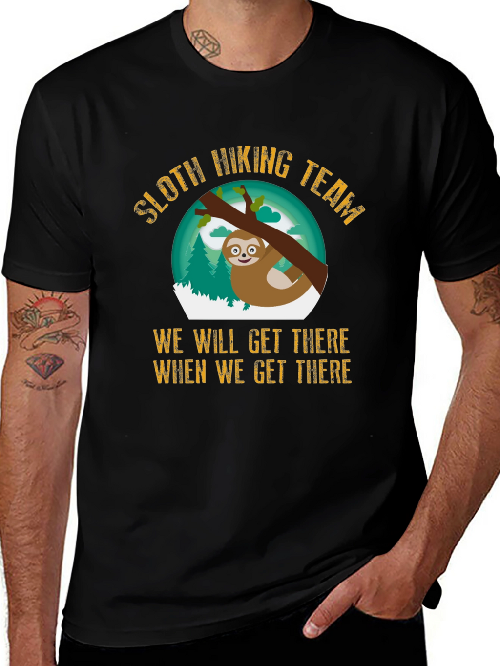 Sloth Hiking Team Tee