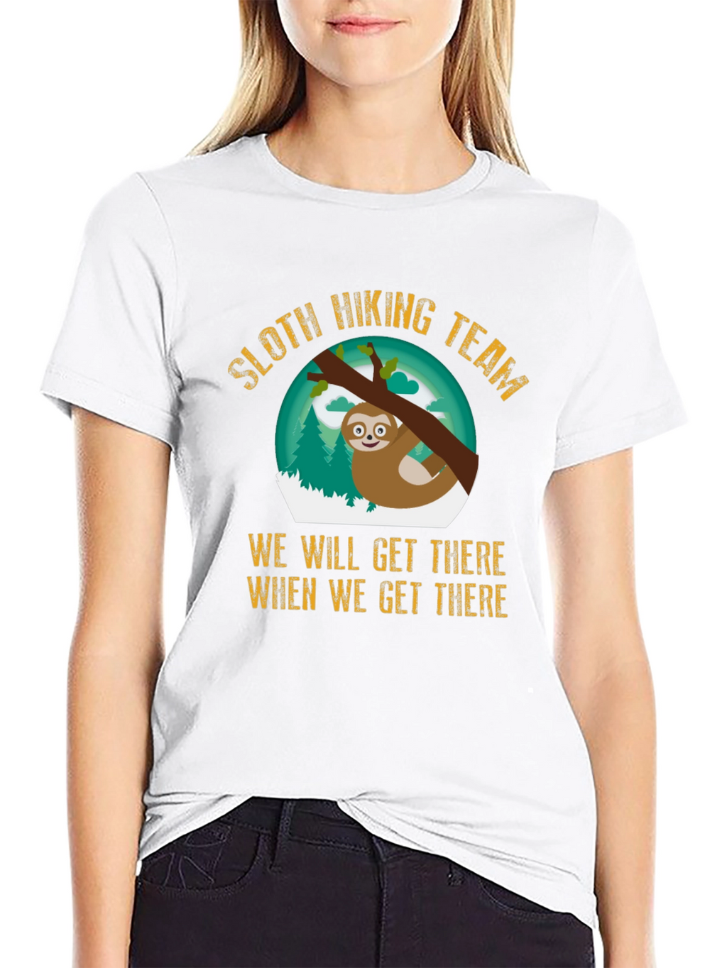 Sloth Hiking Team Tee
