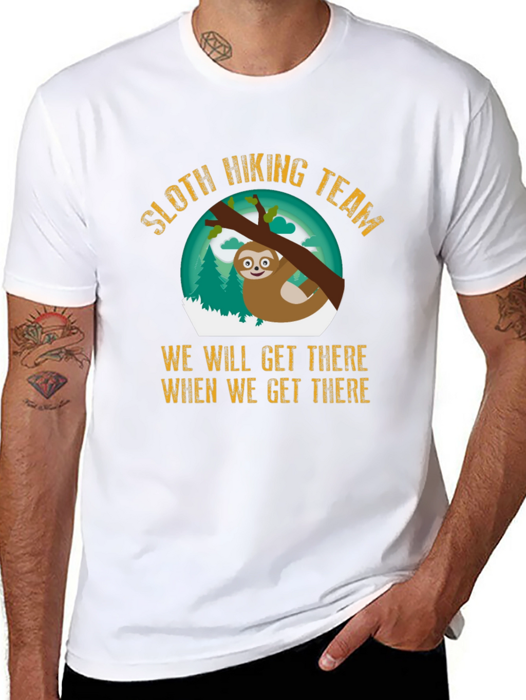 Sloth Hiking Team Tee