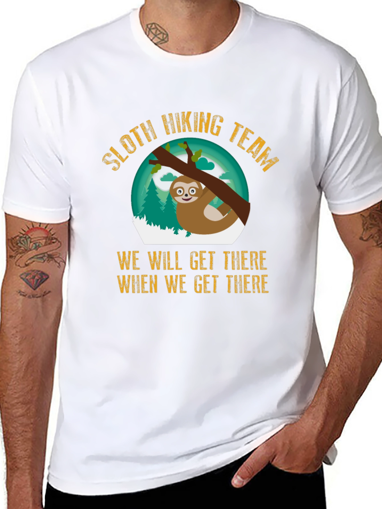Sloth Hiking Team Tee