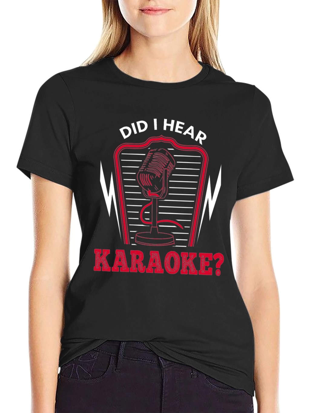 Karaoke Microphone Graphic T-Shirt