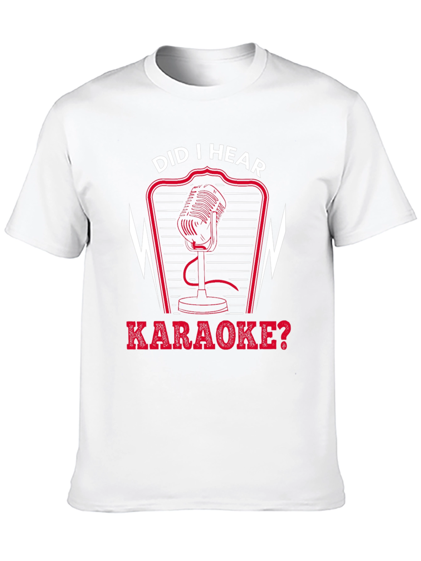 Karaoke Microphone Graphic T-Shirt