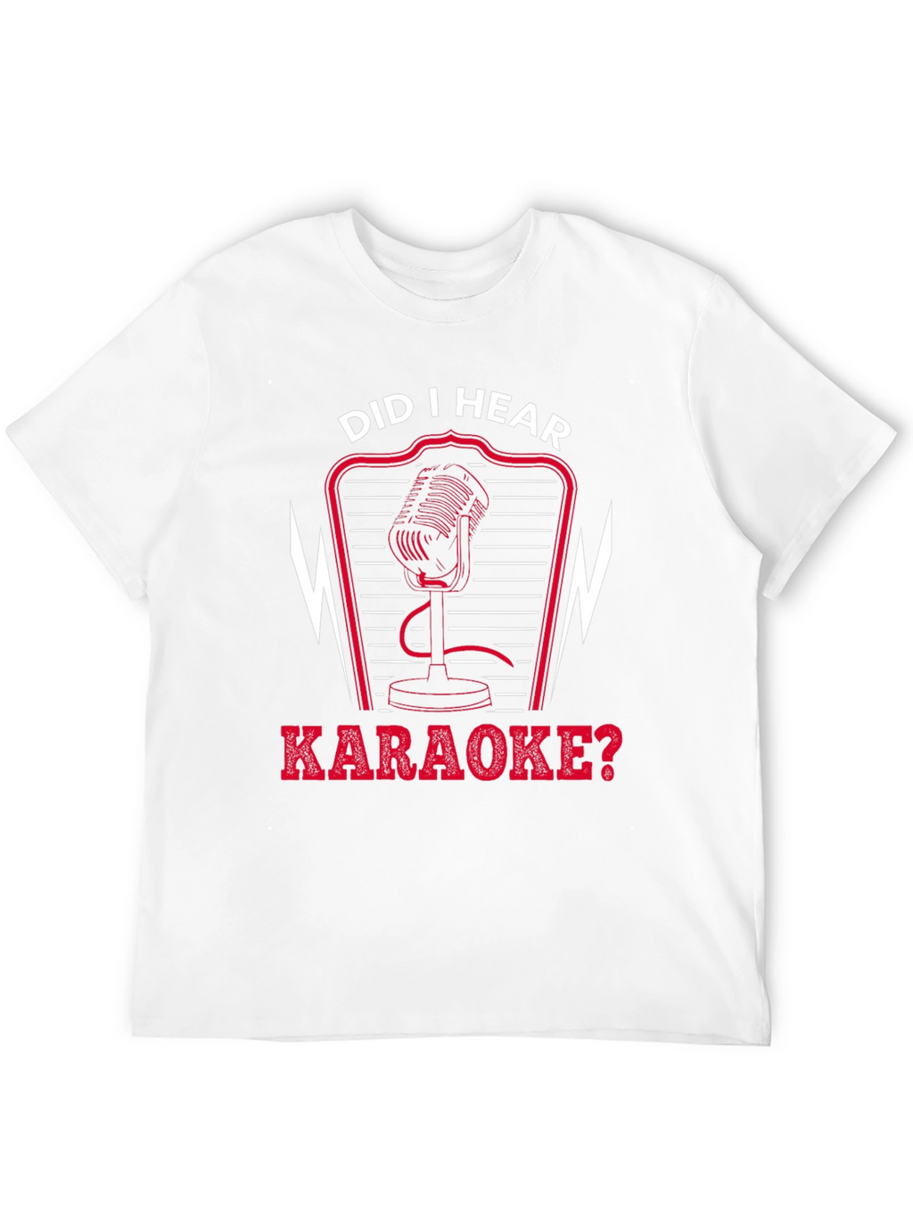 Karaoke Microphone Graphic T-Shirt