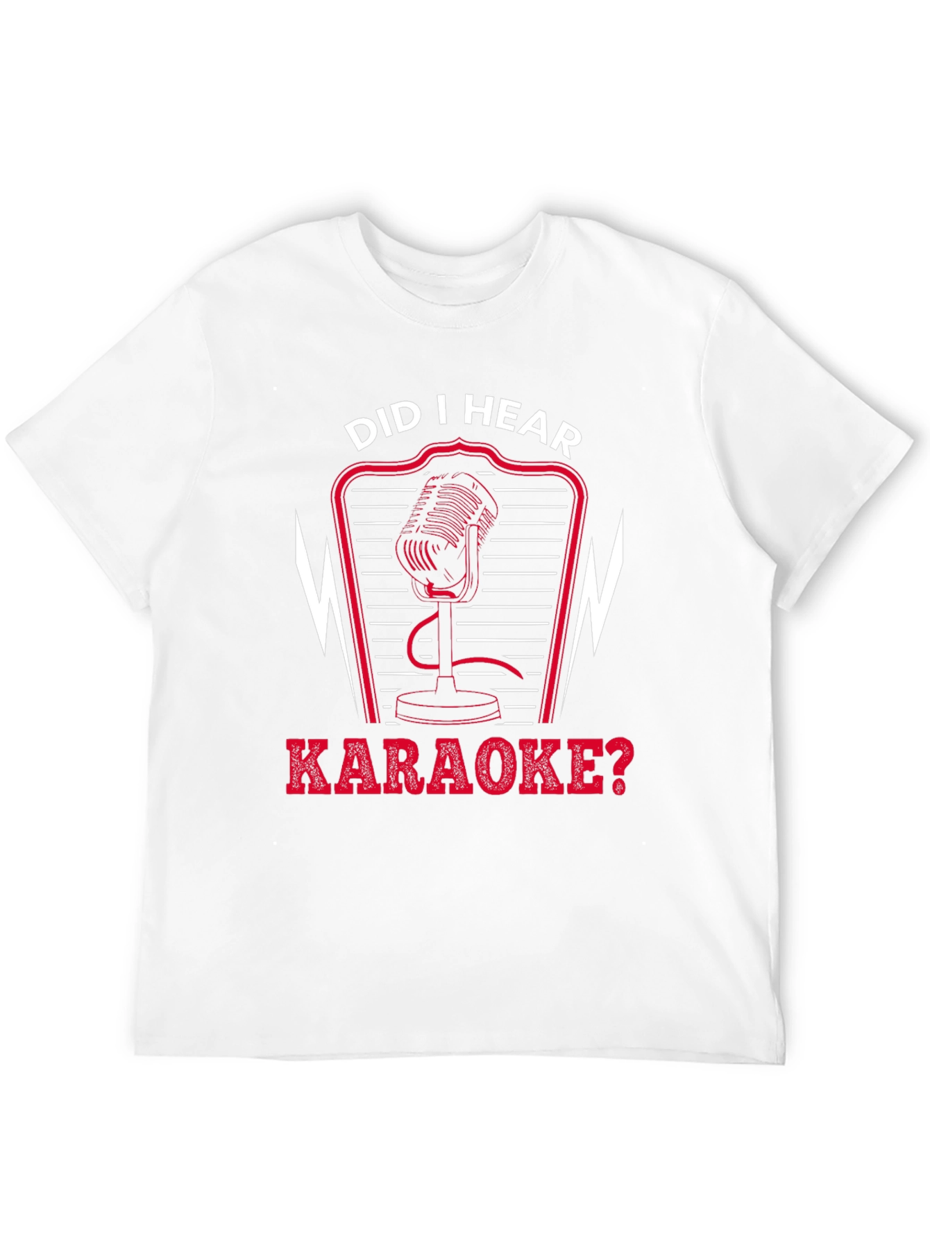 Karaoke Microphone Graphic T-Shirt