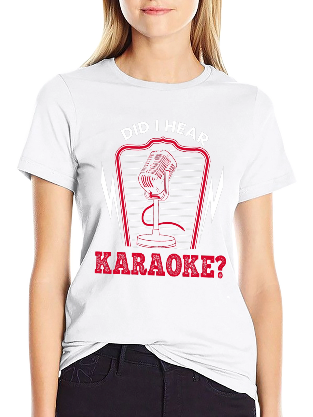 Karaoke Microphone Graphic T-Shirt