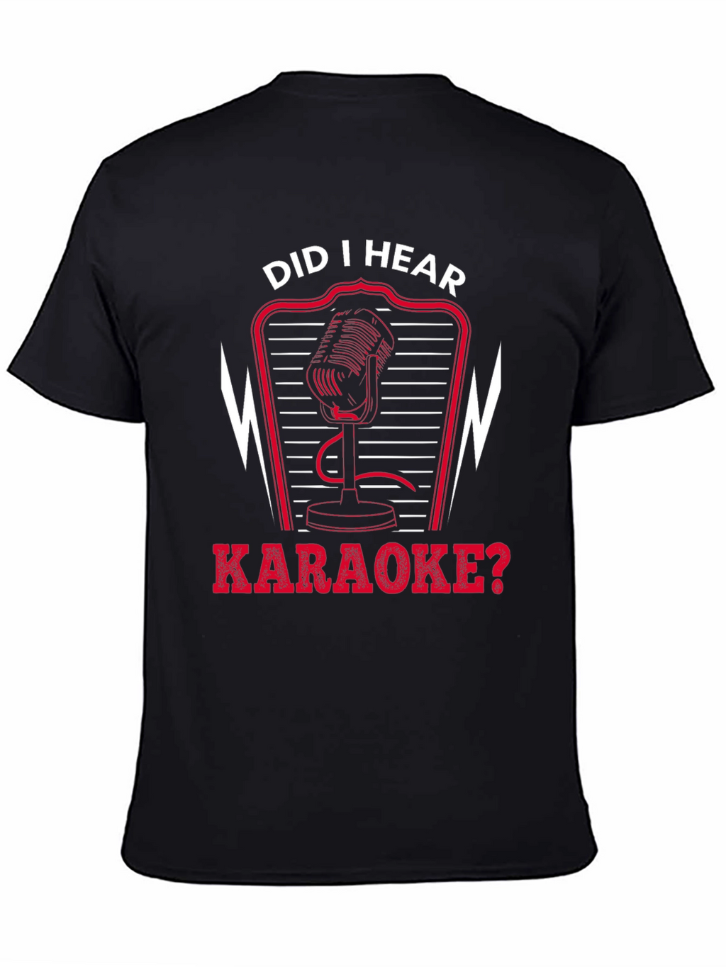 Karaoke Microphone Graphic T-Shirt