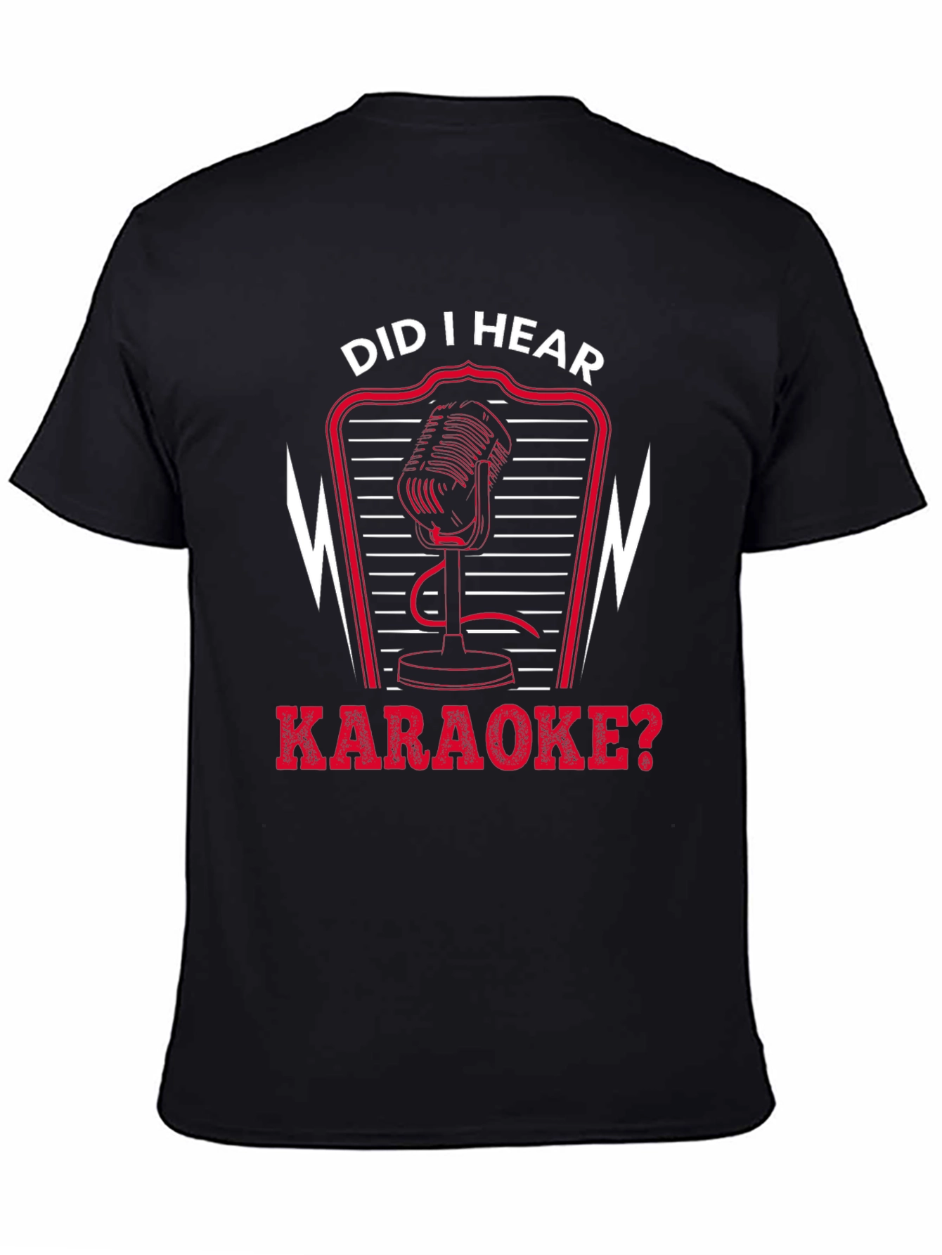 Karaoke Microphone Graphic T-Shirt
