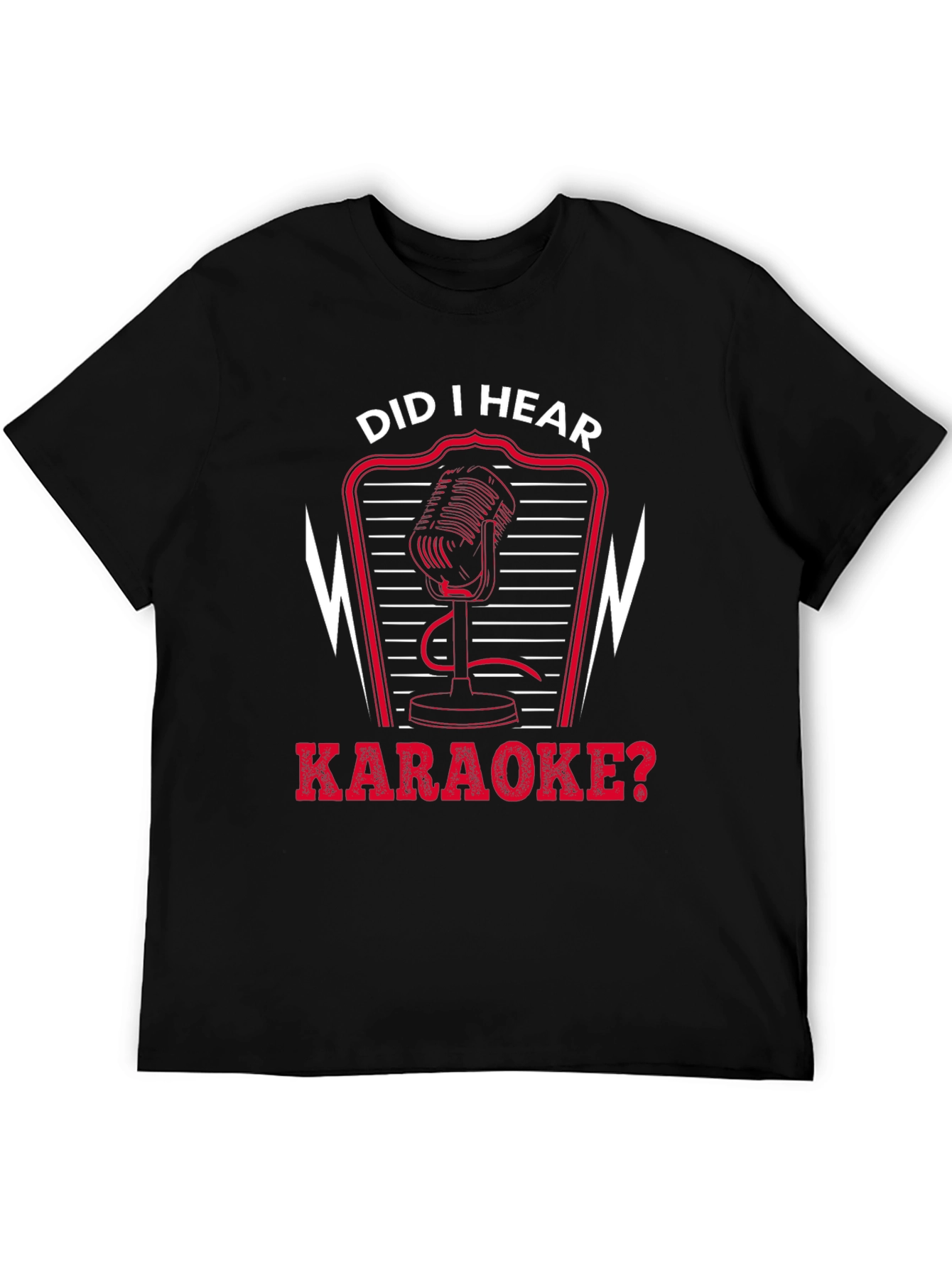 Karaoke Microphone Graphic T-Shirt