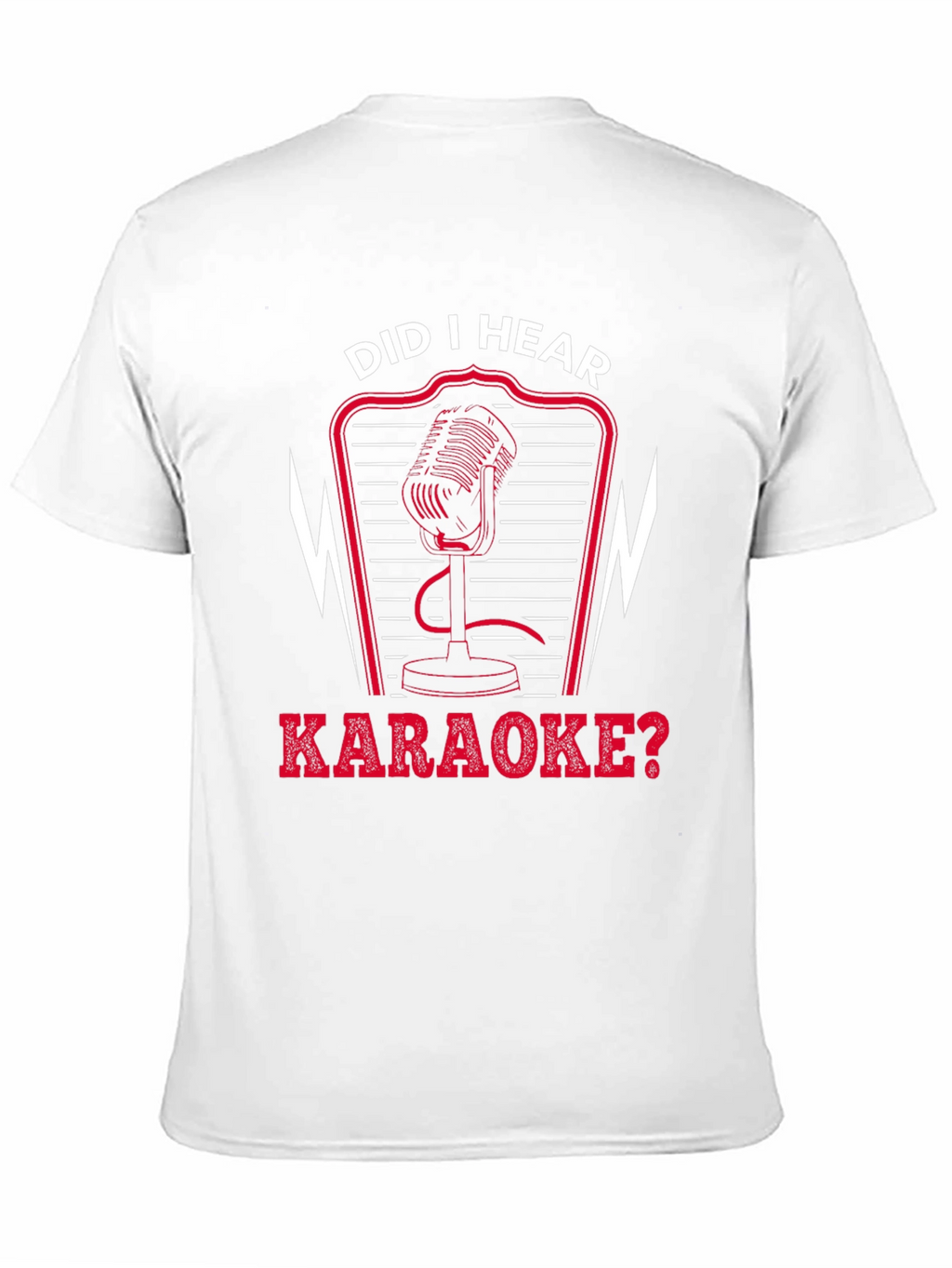 Karaoke Microphone Graphic T-Shirt