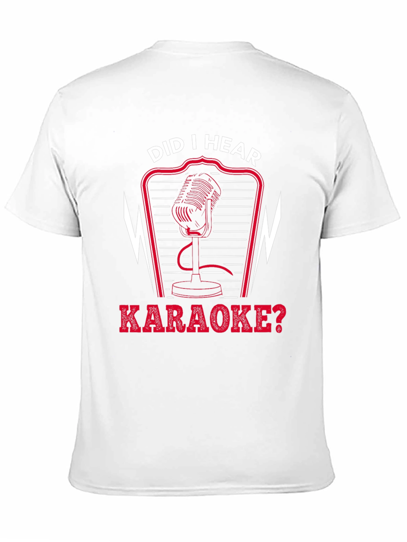 Karaoke Microphone Graphic T-Shirt