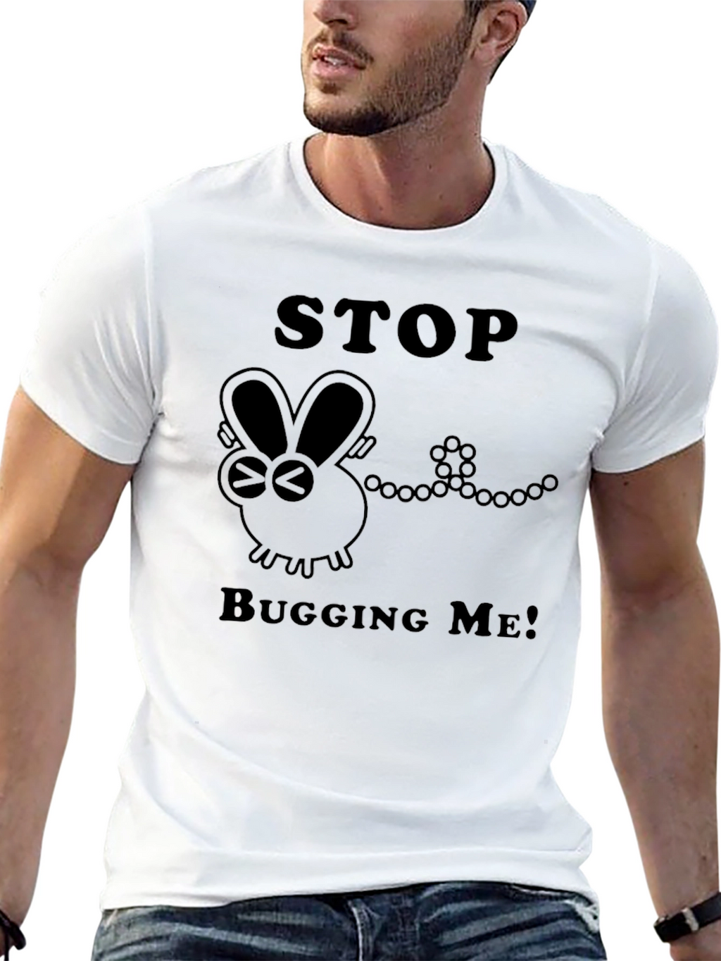 Stop Bugging Me Graphic T-Shirt
