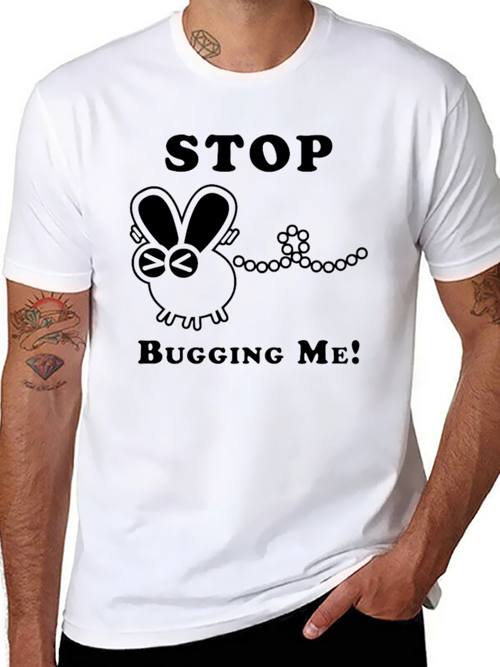 Stop Bugging Me Graphic T-Shirt