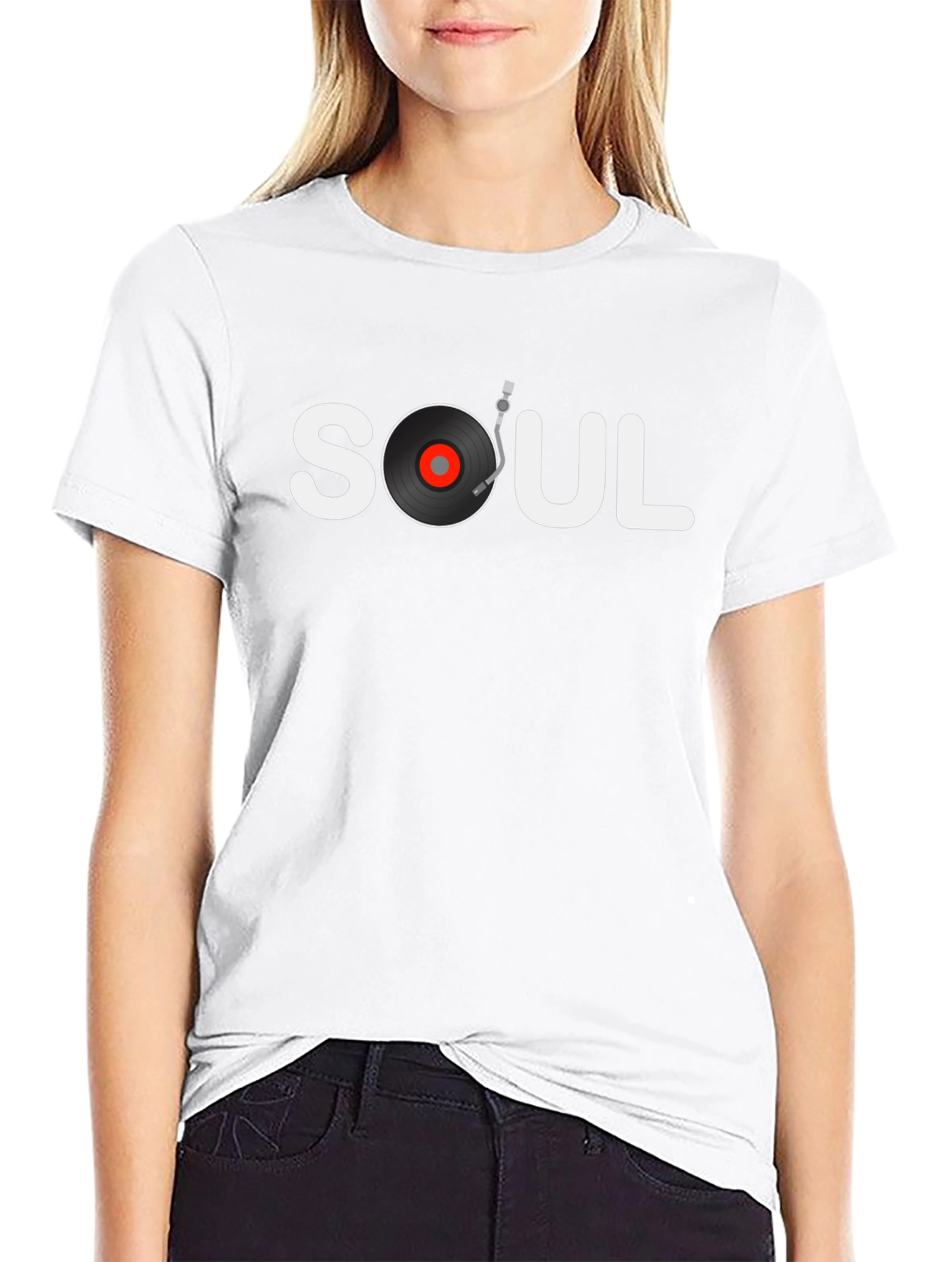 Soul Music T-Shirt Vinyl Record Design