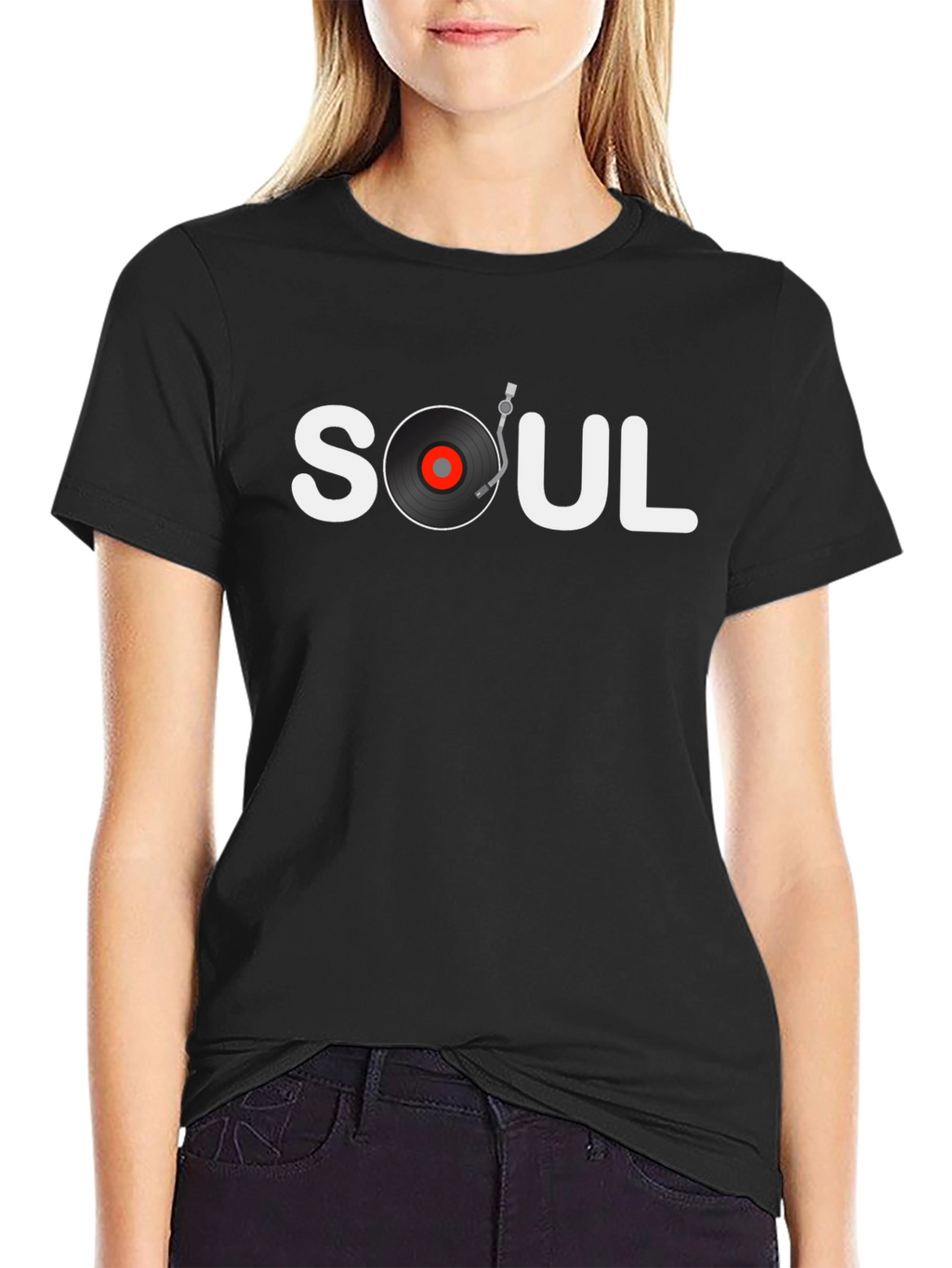 Soul Music T-Shirt Vinyl Record Design
