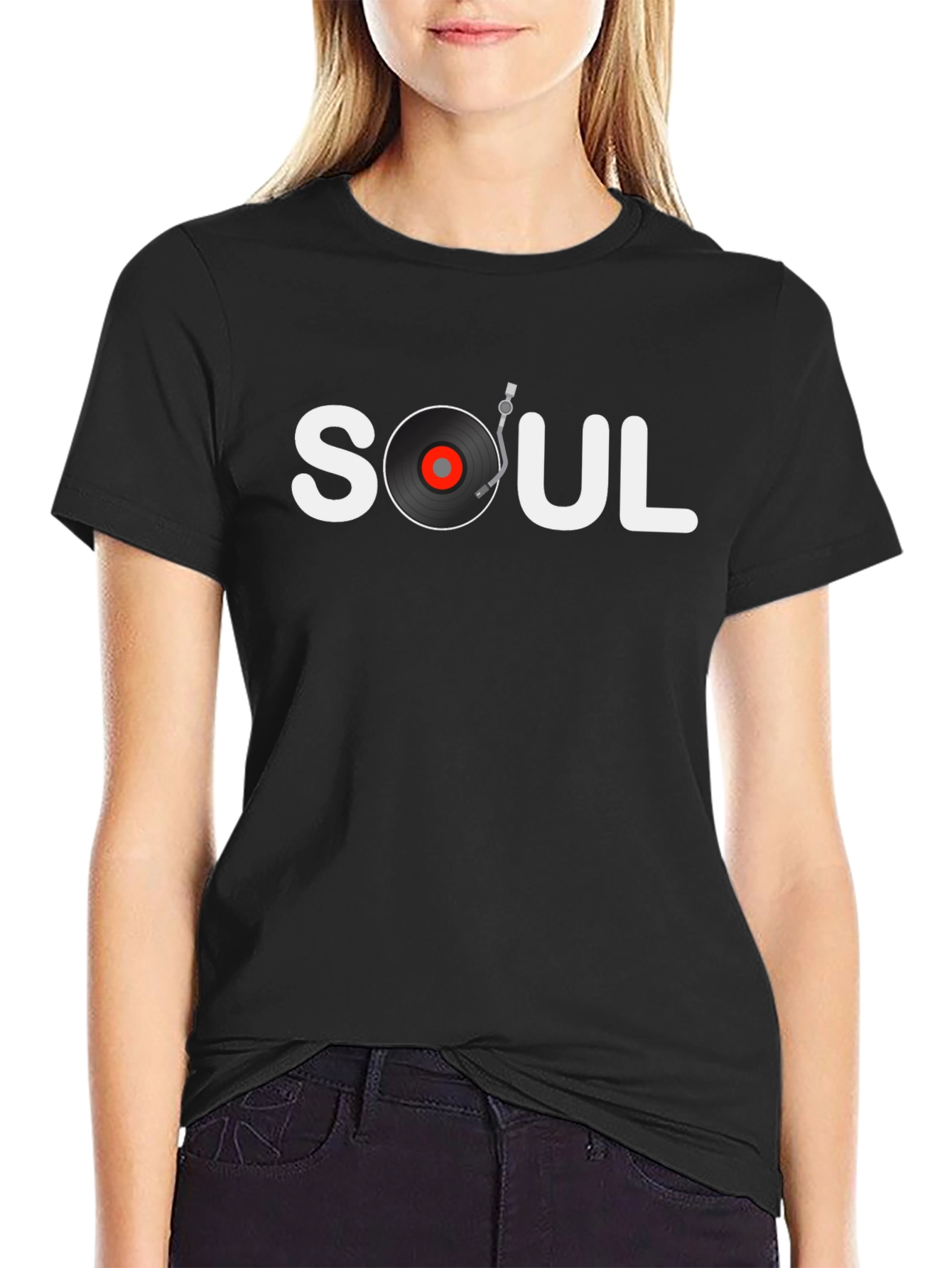 Soul Music T-Shirt Vinyl Record Design