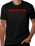 Love Is Love Black Graphic Tee