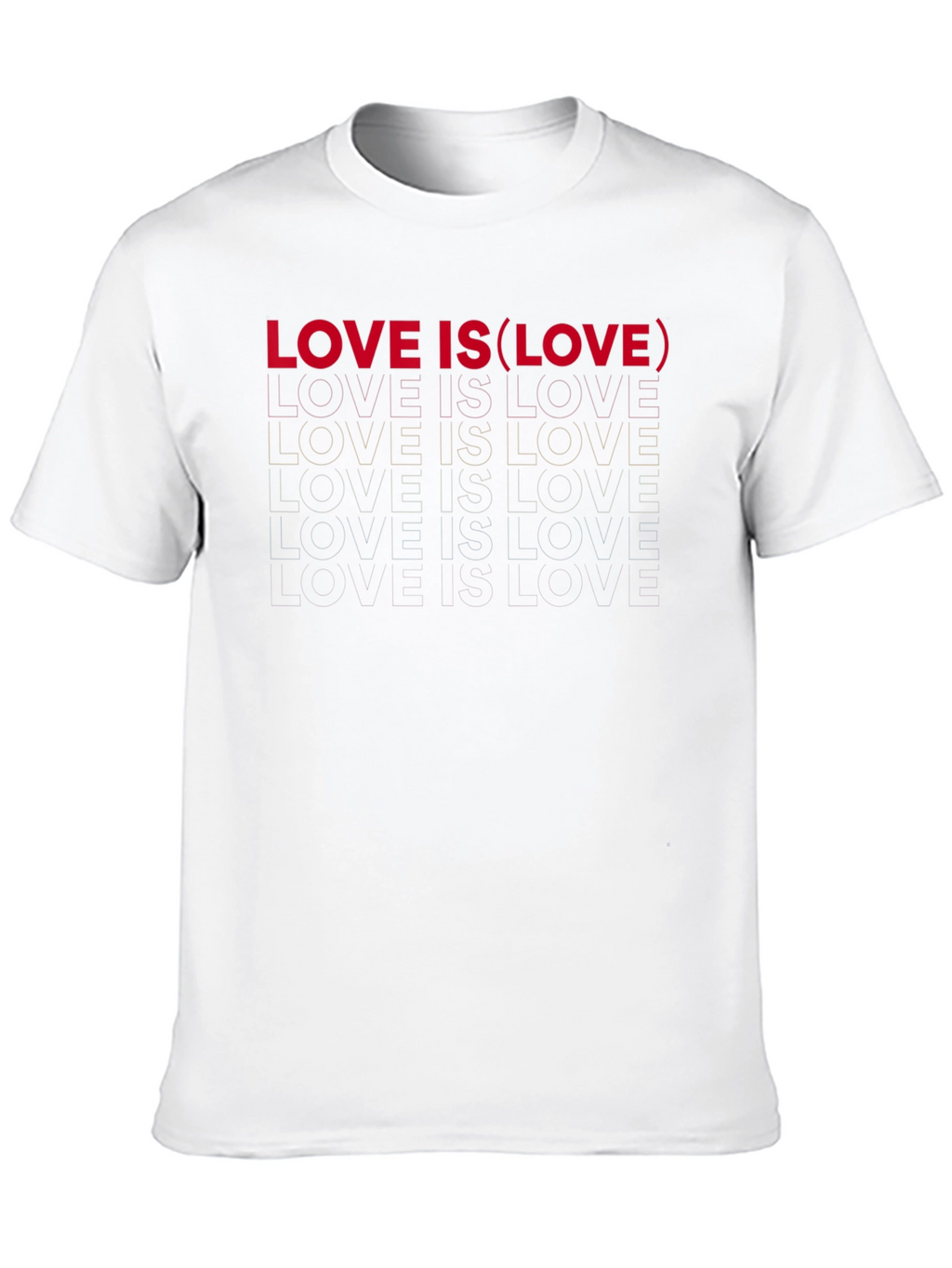 Love Is Love Black Graphic Tee