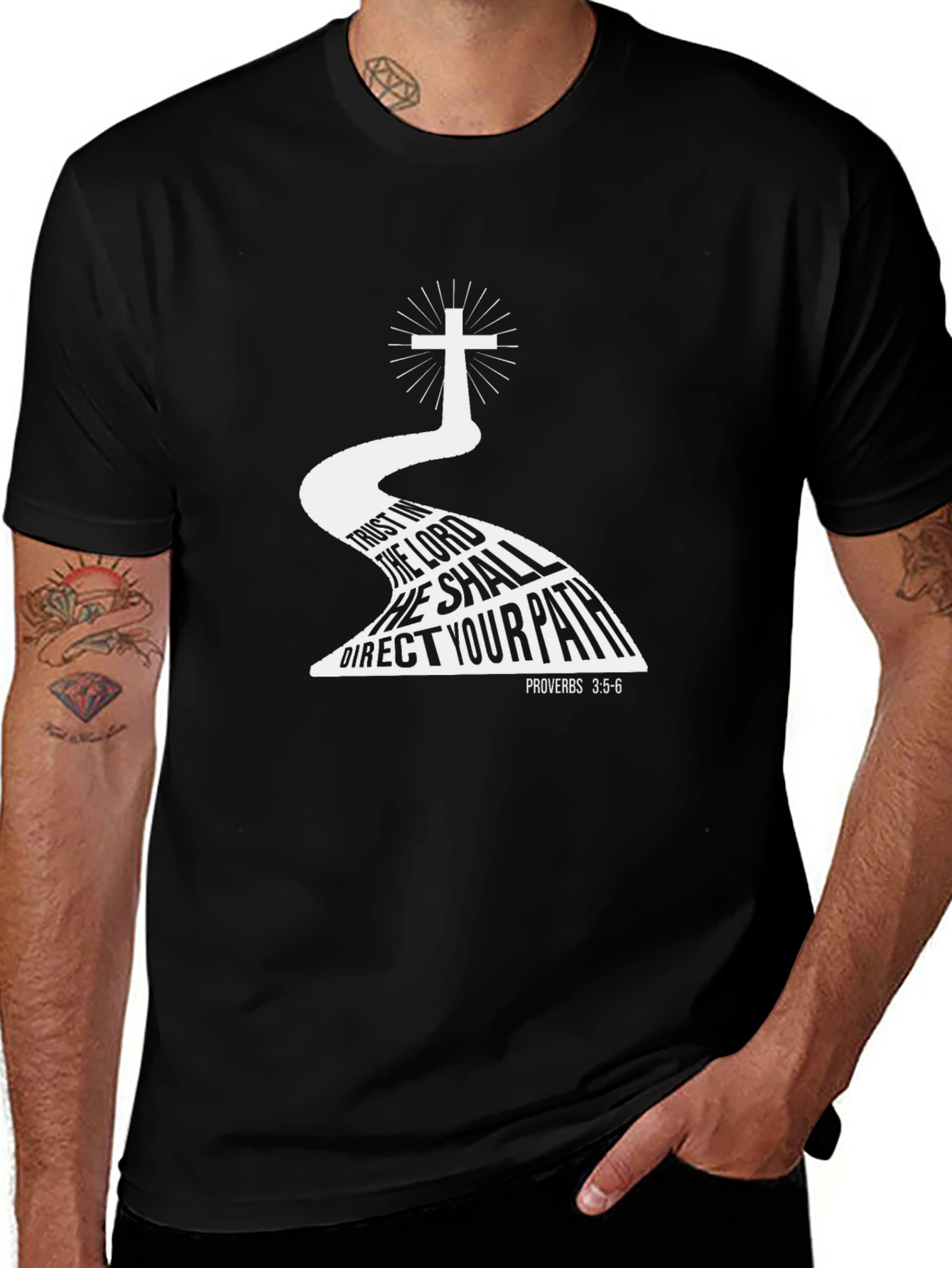 Faith-Based Graphic Tee: Trust in the Lord T-Shirt
