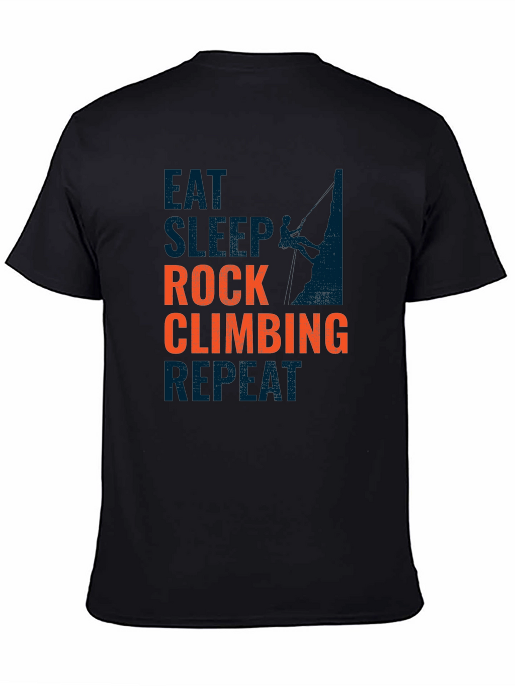 Rock Climbing T-Shirt - Eat Sleep Climb Repeat