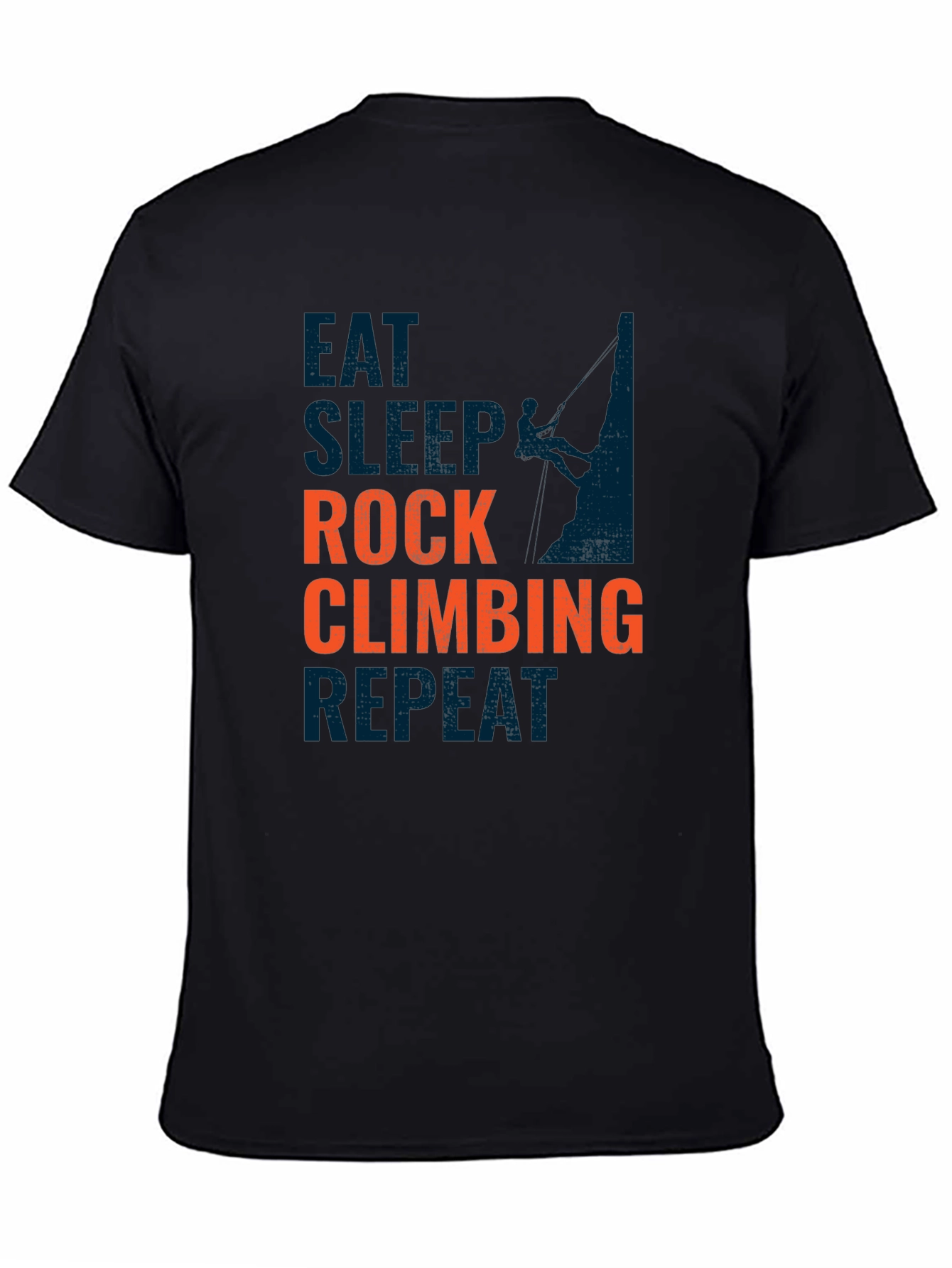 Rock Climbing T-Shirt - Eat Sleep Climb Repeat