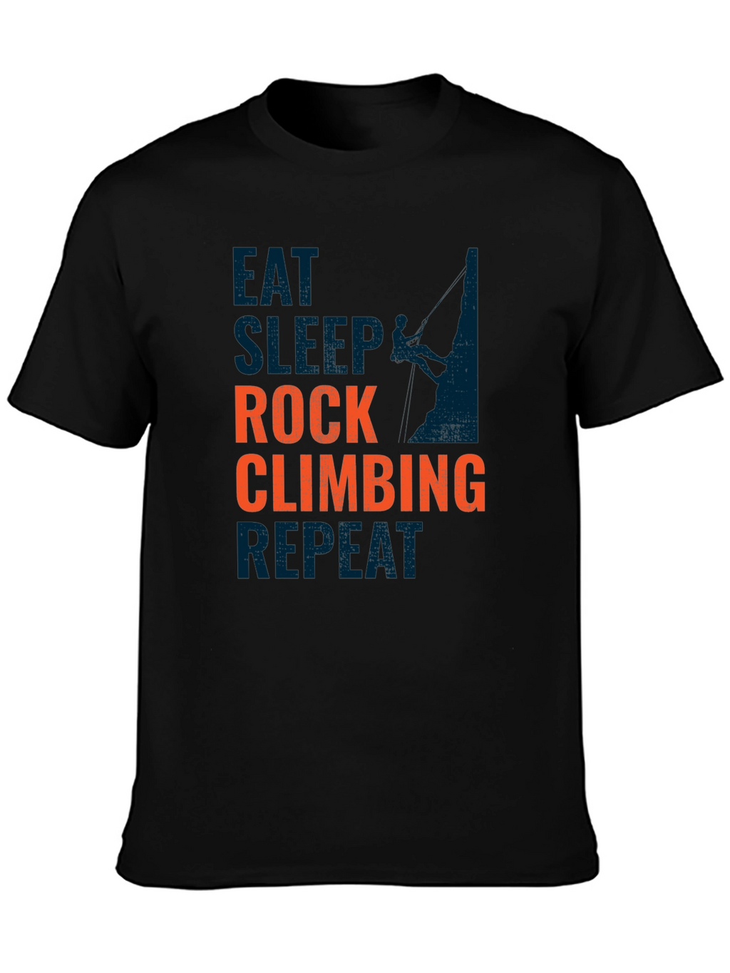 Rock Climbing T-Shirt - Eat Sleep Climb Repeat