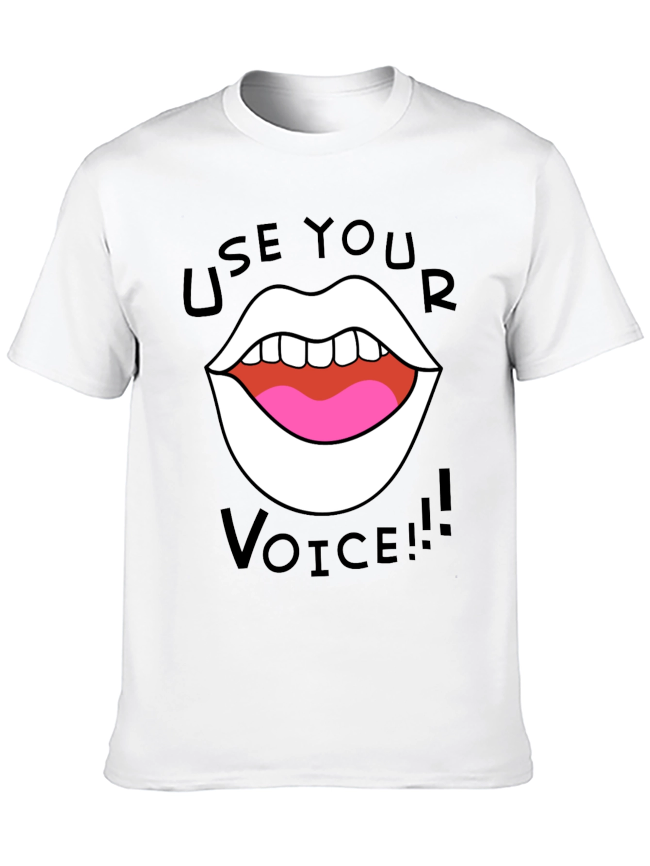 Use Your Voice T-Shirt - Bold Graphic Tee