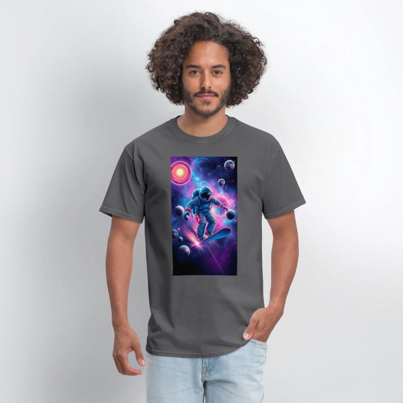 "Cosmic Ride: Neon Astronaut Adventure" 🚀✨