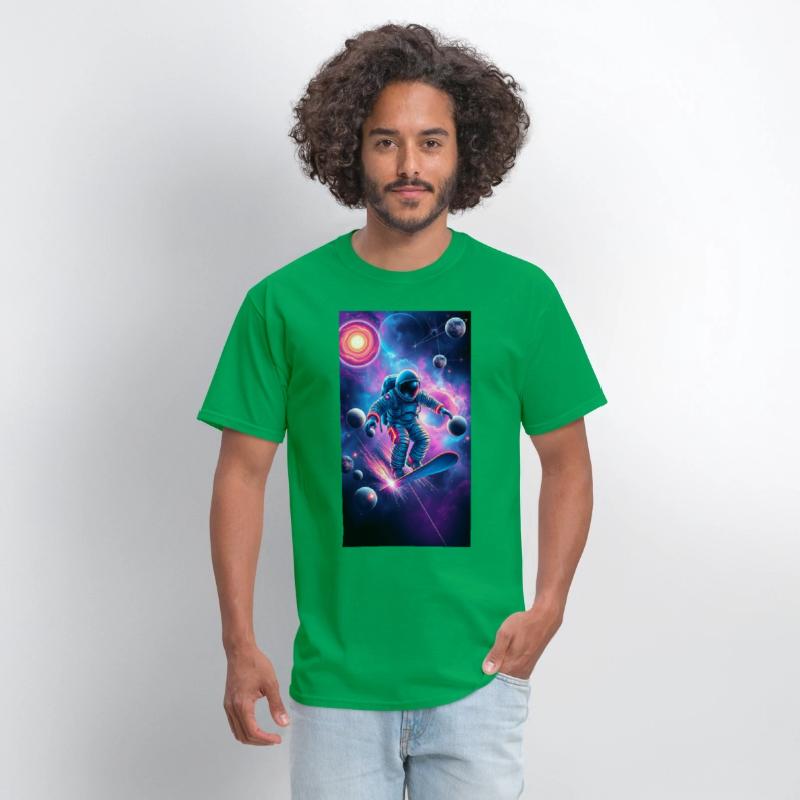 "Cosmic Ride: Neon Astronaut Adventure" 🚀✨