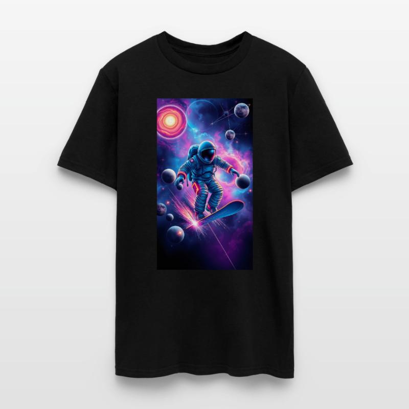 "Cosmic Ride: Neon Astronaut Adventure" 🚀✨