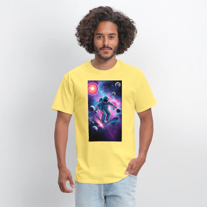 "Cosmic Ride: Neon Astronaut Adventure" 🚀✨