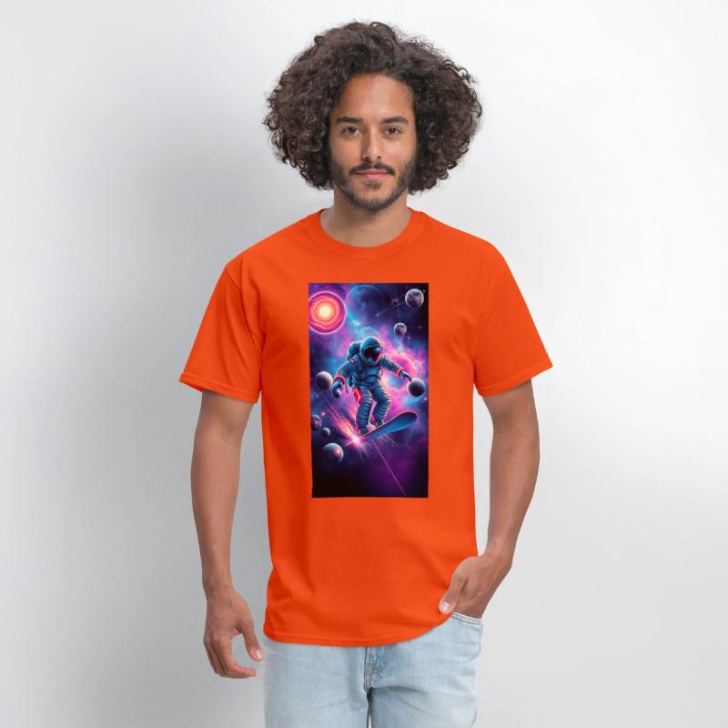 "Cosmic Ride: Neon Astronaut Adventure" 🚀✨