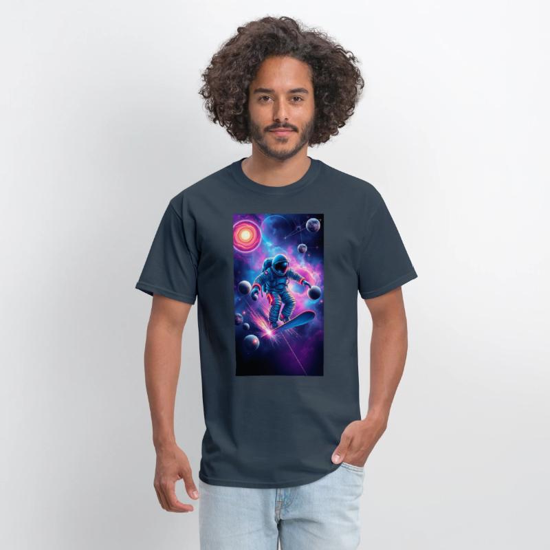 "Cosmic Ride: Neon Astronaut Adventure" 🚀✨