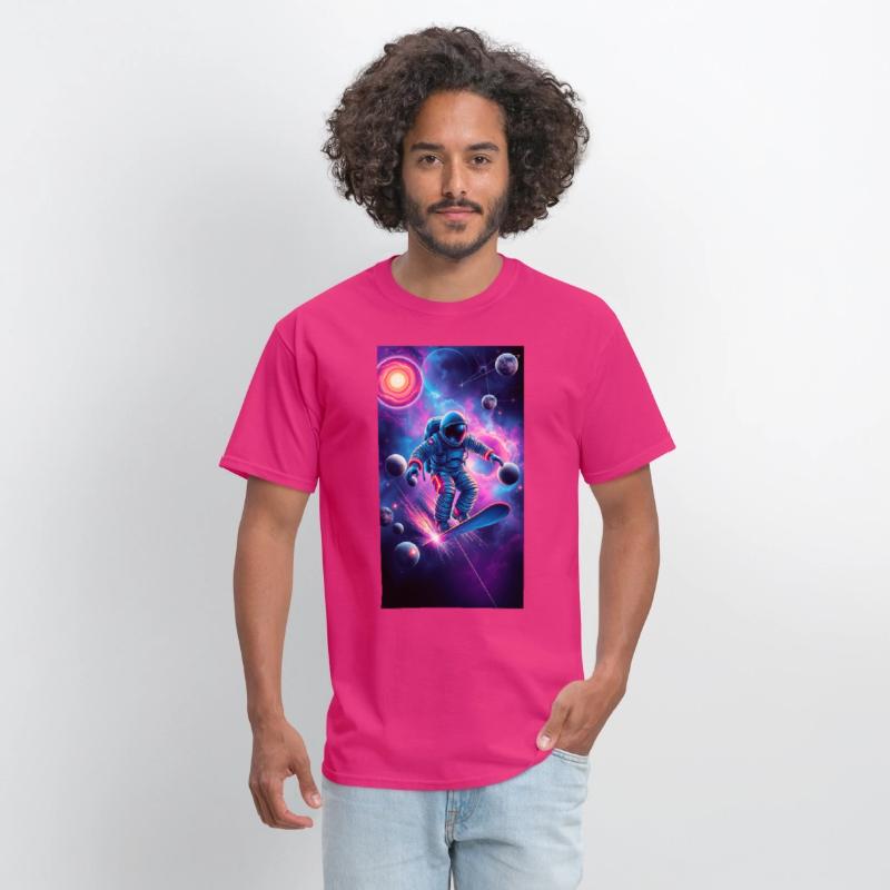 "Cosmic Ride: Neon Astronaut Adventure" 🚀✨